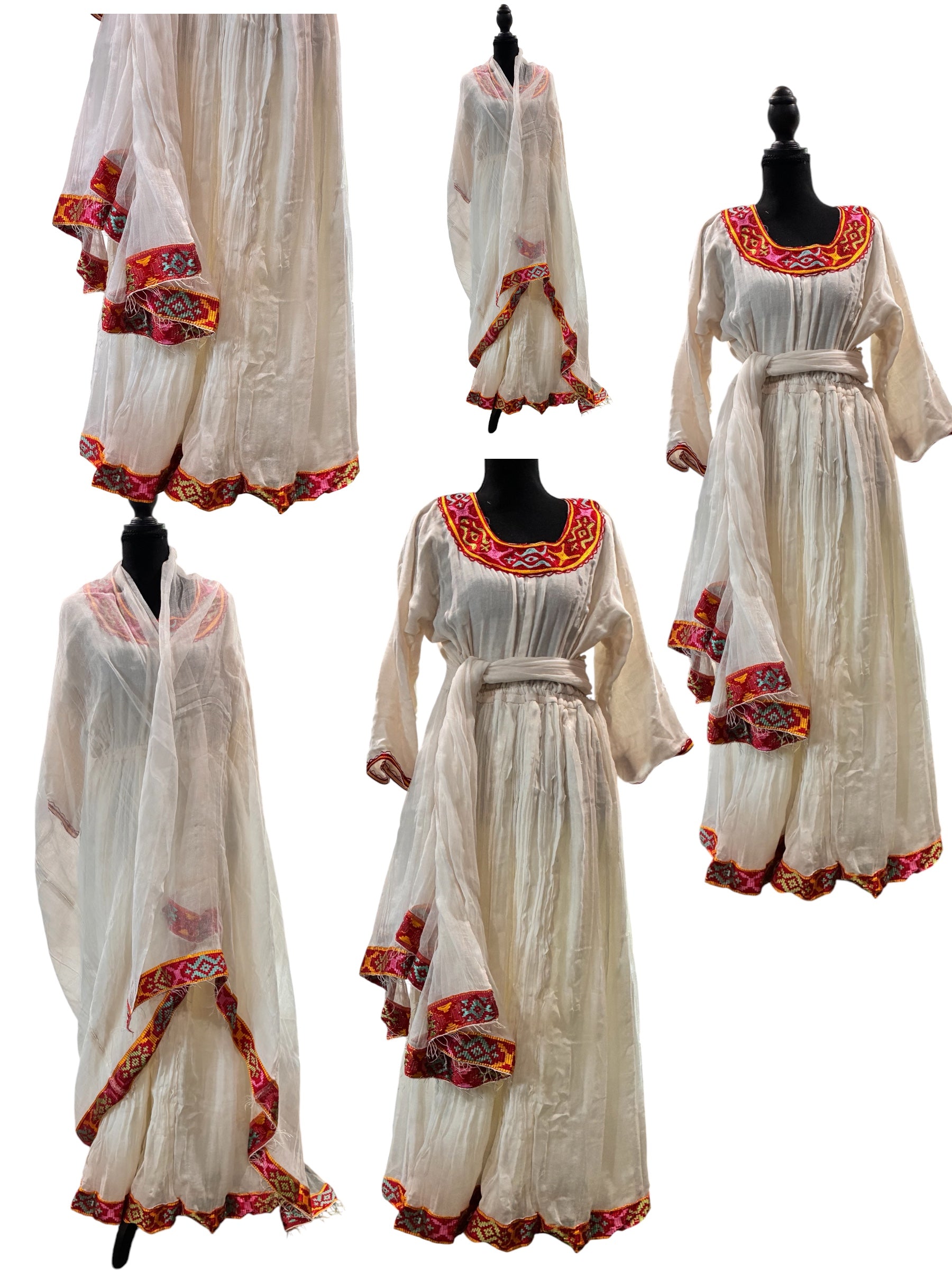 Ethiopian Traditional Handwoven Dress