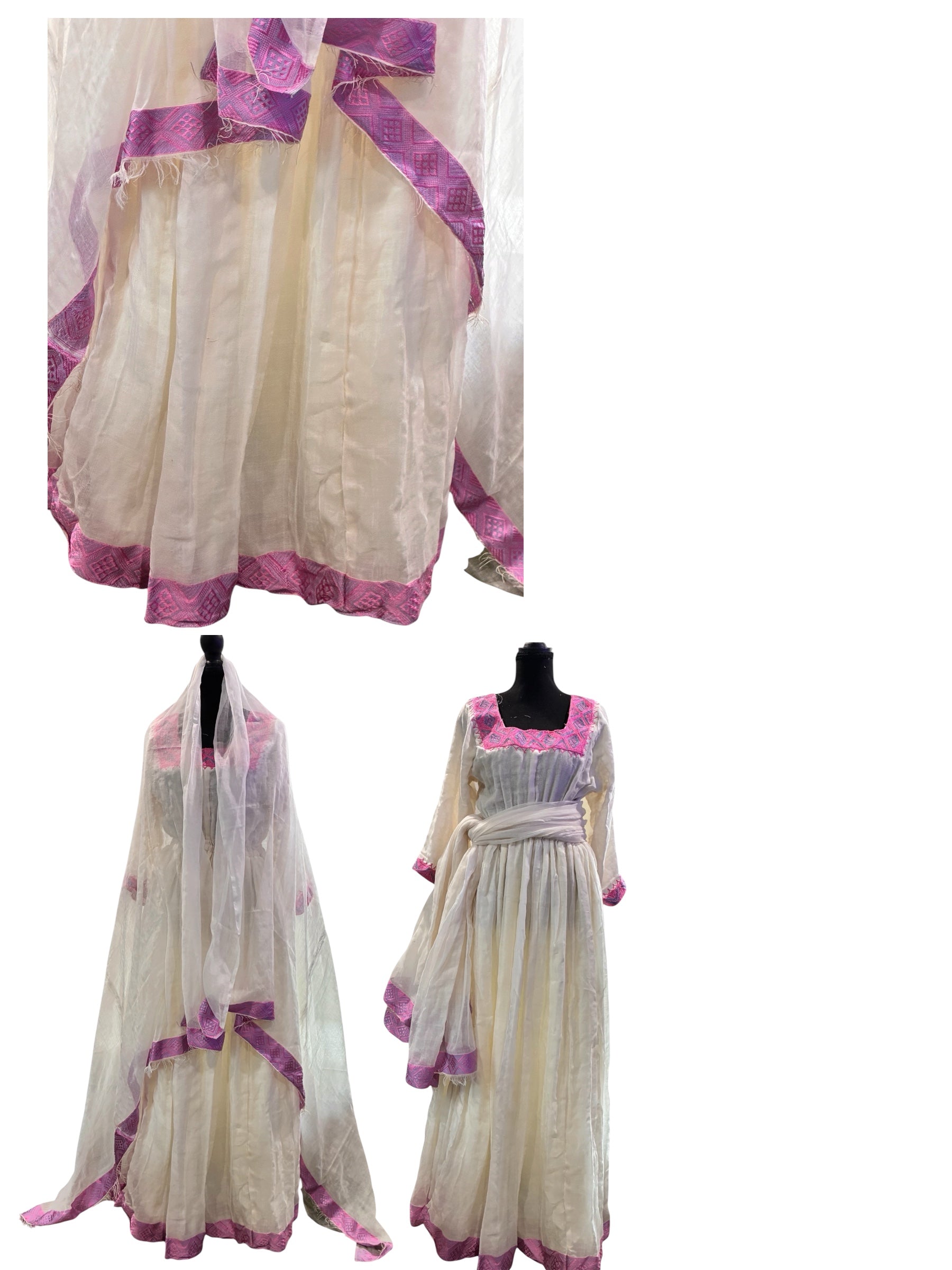 Ethiopian Traditional Handwoven Dress