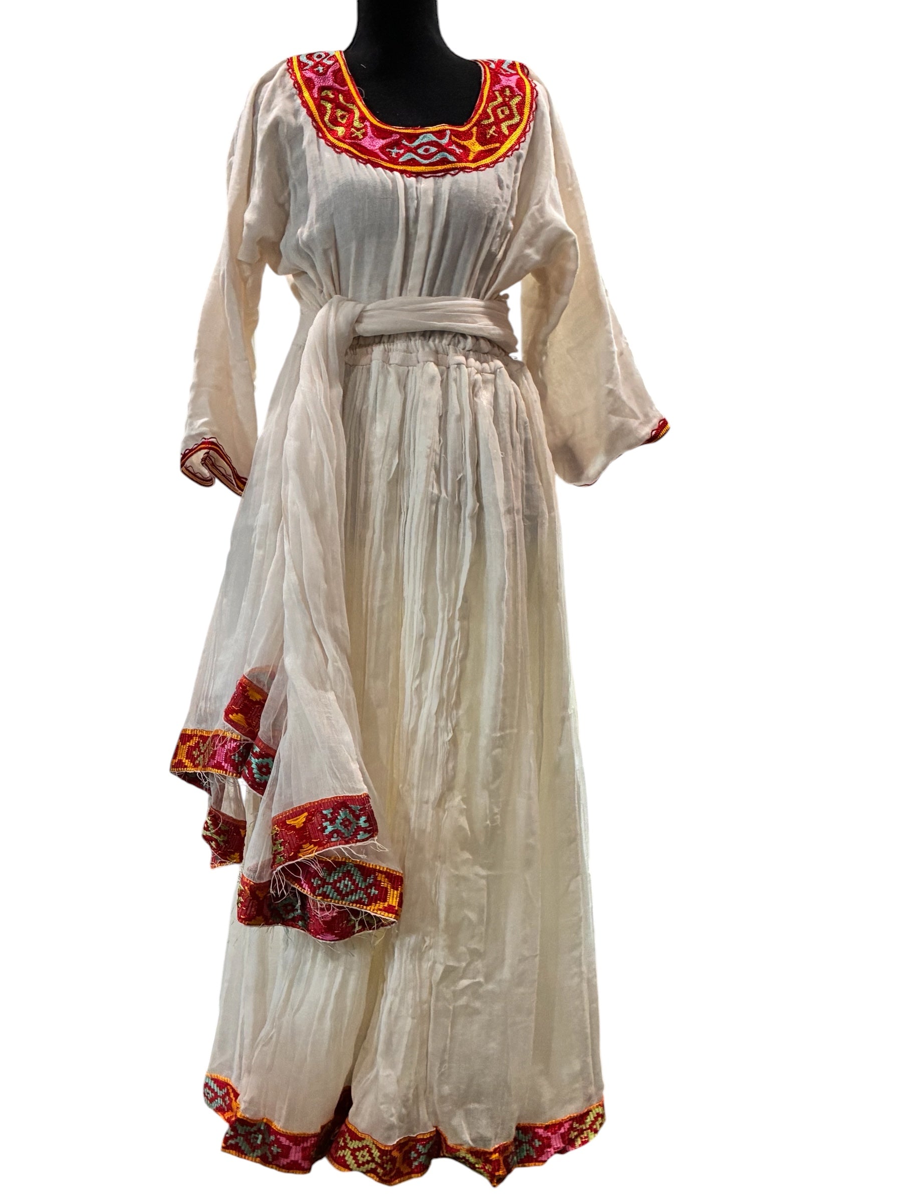 Ethiopian Traditional Handwoven Dress