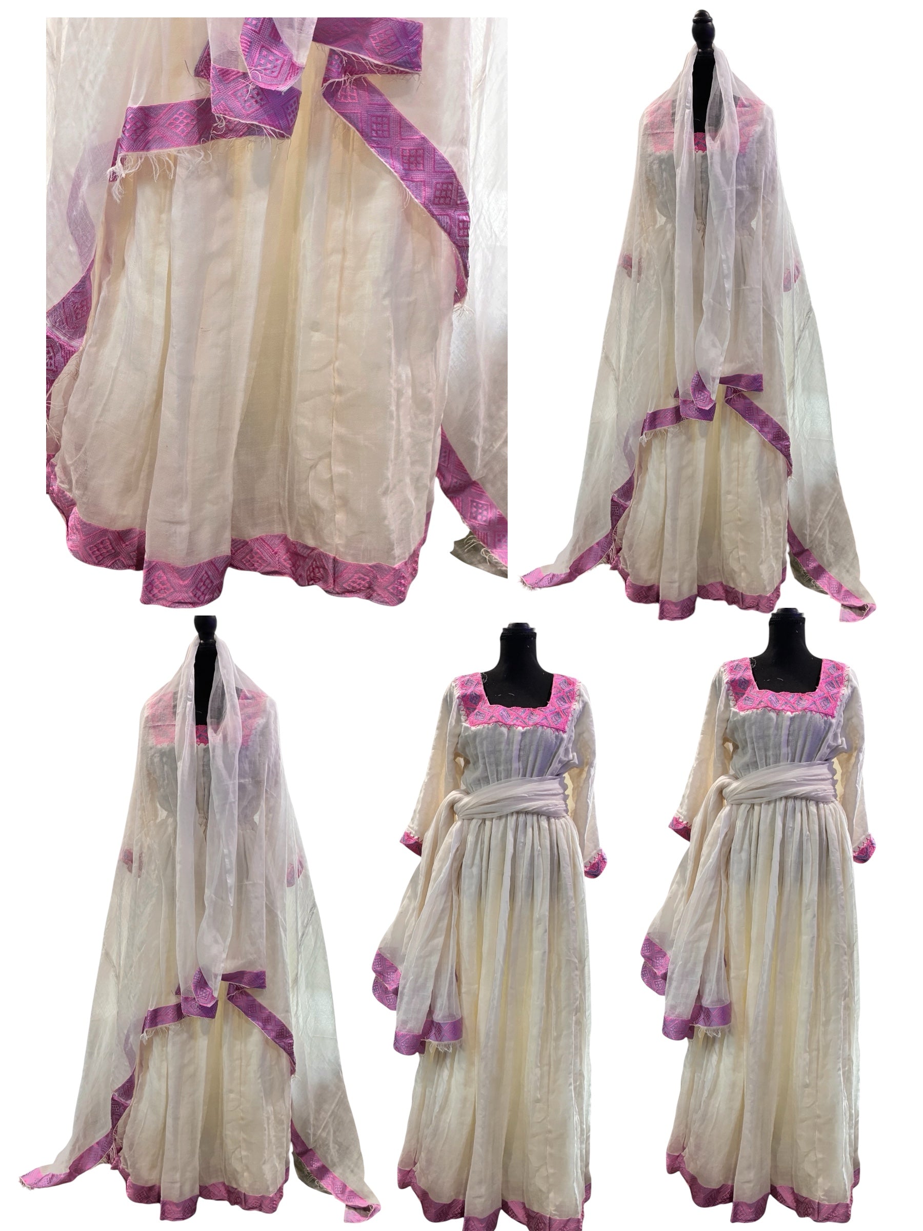Ethiopian Traditional Handwoven Dress