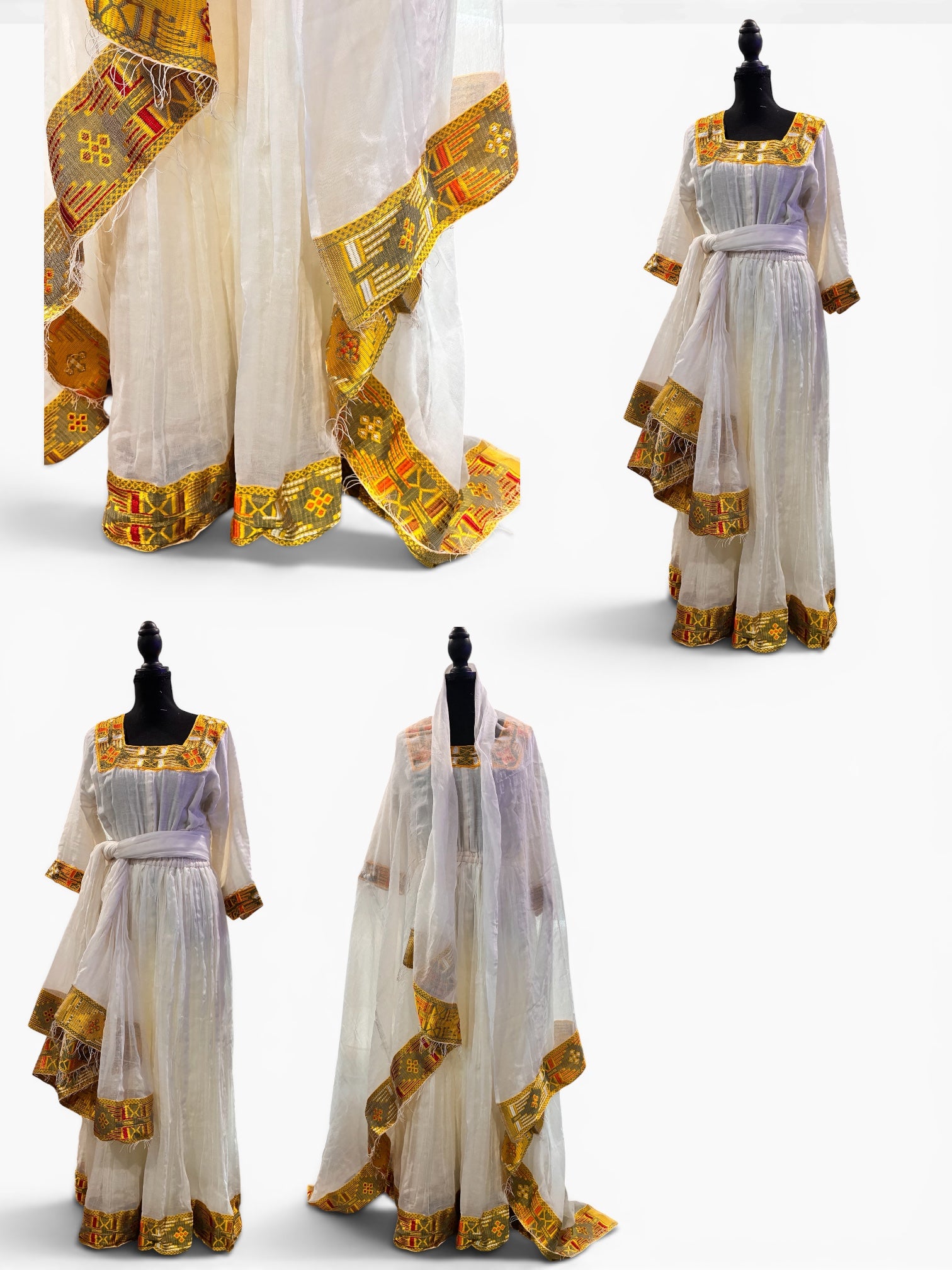 Ethiopian Traditional Handwoven Dress