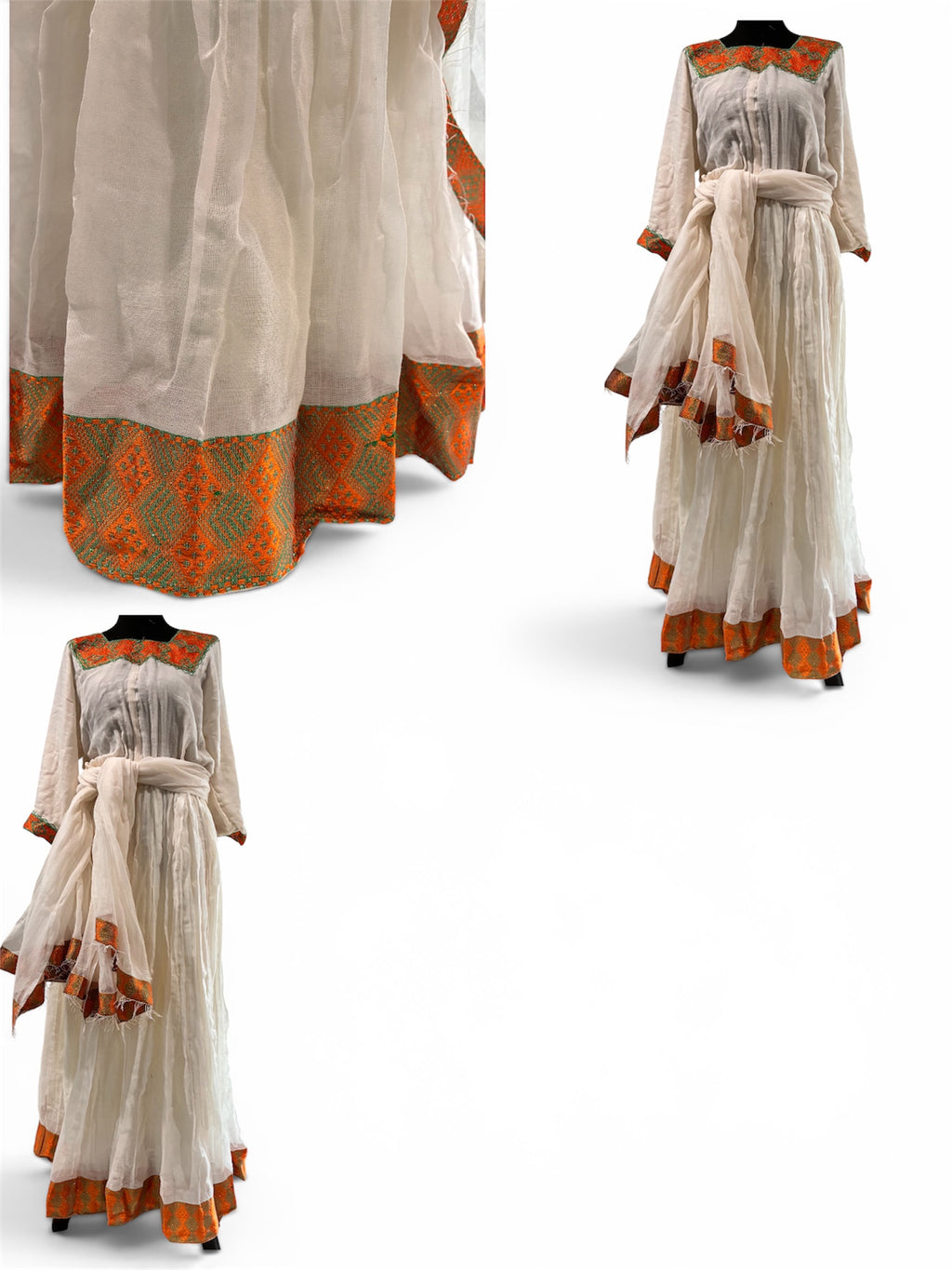Ethiopian Traditional Handwoven Dress