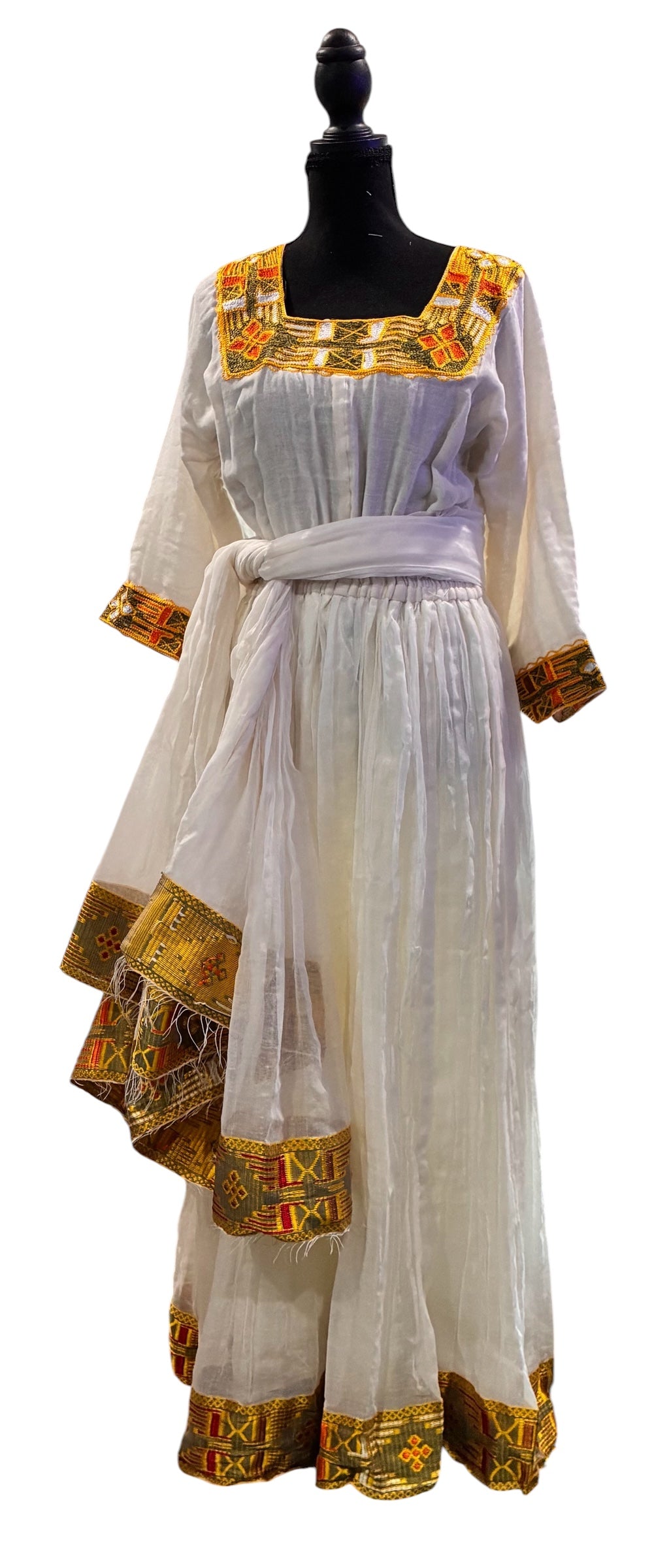 Ethiopian Traditional Handwoven Dress