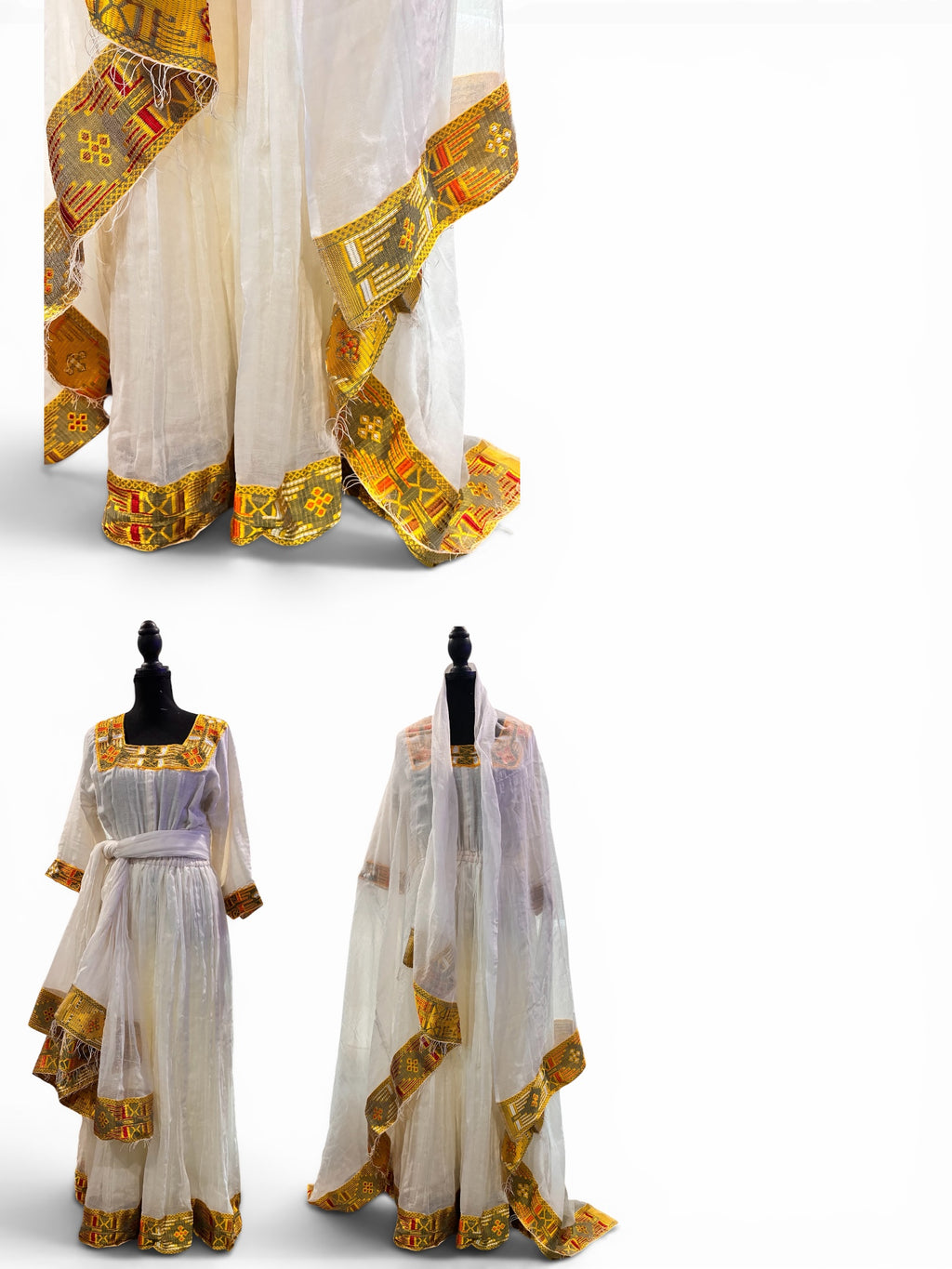 Ethiopian Traditional Handwoven Dress