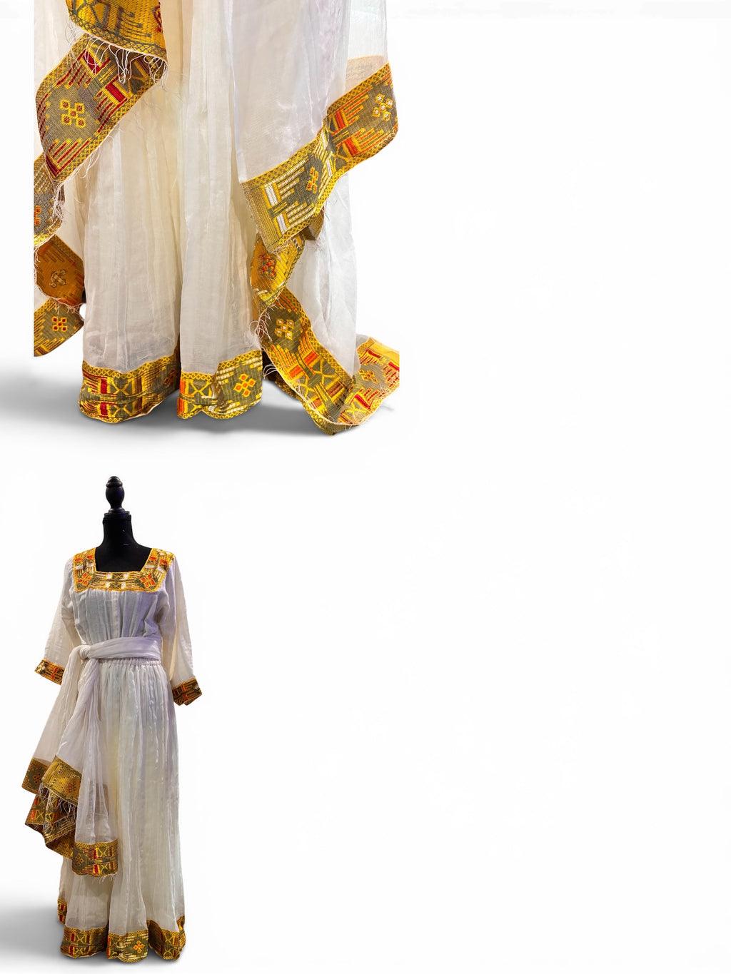 Ethiopian Traditional Handwoven Dress